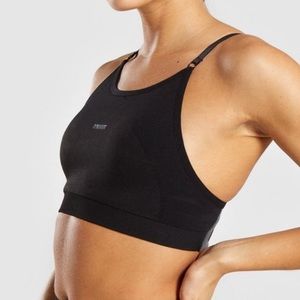 Gymshark NWT High Flex Sport Bra XS Black